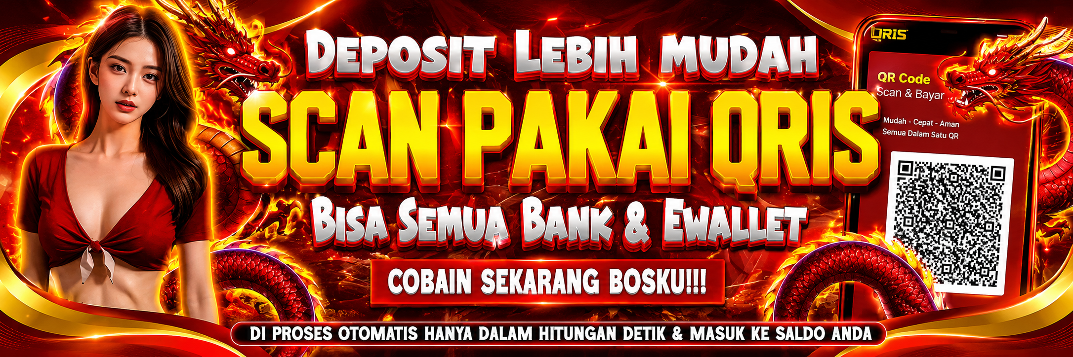 Deposit Kilat Via QRIS